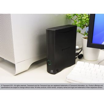 Transcend StoreJet 35T3 Desktop External Hard Drive, 4TB