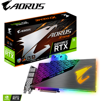 GIGABYTE AORUS GeForce RTX 2080 Ti XTREME WATERFORCE WB 11G