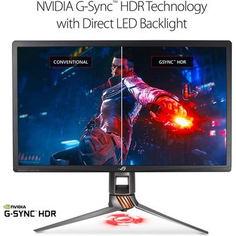 ASUS ROG Swift PG27UQ, 27" 4K UHD 144Hz Gaming Monitor