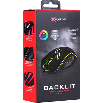 XTRIKE ME GM-203 Wired Optical Gaming Mouse