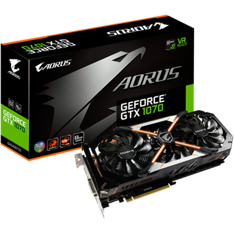 GIGABYTE AORUS GeForce GTX 1070 8G (rev. 1.0) [GV-N1070AORUS-8GD]