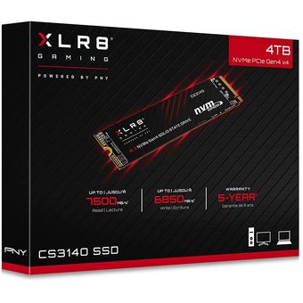 PNY XLR8 CS3140 M.2 NVMe SSD, 4TB