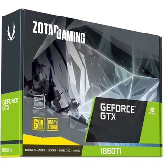 ZOTAC GAMING GeForce GTX 1660 Ti 6GB GDDR6 [ZT-T16610F-10L]