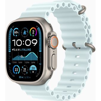 Apple Watch Ultra 2 (49mm, GPS + Cellular) - Titanium Case with Ocean Band