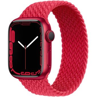 Apple Watch Series 7 (41mm, GPS + Cellular) - Aluminum Case with Braided Solo Loop