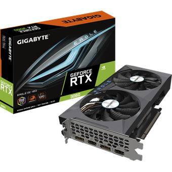 GIGABYTE GeForce RTX 3060 Eagle OC 12G - Rev 1.0 [GV-N3060EAGLE OC-12GD]