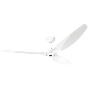 Haiku 84-series, 84" DC Fan, White Aluminium, White Stem [HKN-B3213.X4.AW]