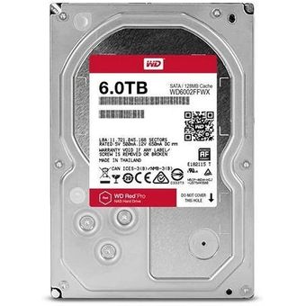 Western Digital WD Red Pro NAS Hard Drive, 6TB / 256MB Cache