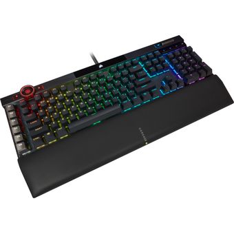 Corsair K100 RGB Optical-Mechanical Gaming Keyboard (CORSAIR OPX Switch) (Black)