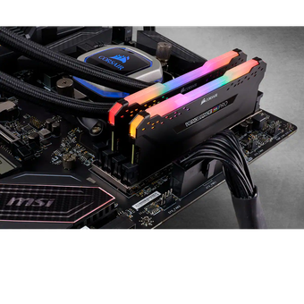 Corsair VENGEANCE RGB Pro DDR4 3200MHZ C16, 32GB (2x16GB), Black