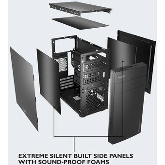 Armaggeddon Tesseract Silent 1 Micro-ATX PC Case