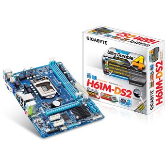GIGABYTE GA-H61M-DS2, mATX motherboard